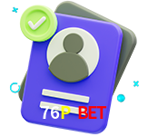 Tornar-se um membro do 76P Bet é muito simples